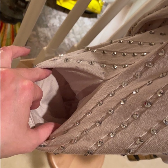 Cotten sequence sweater dress - Picture 3 of 8